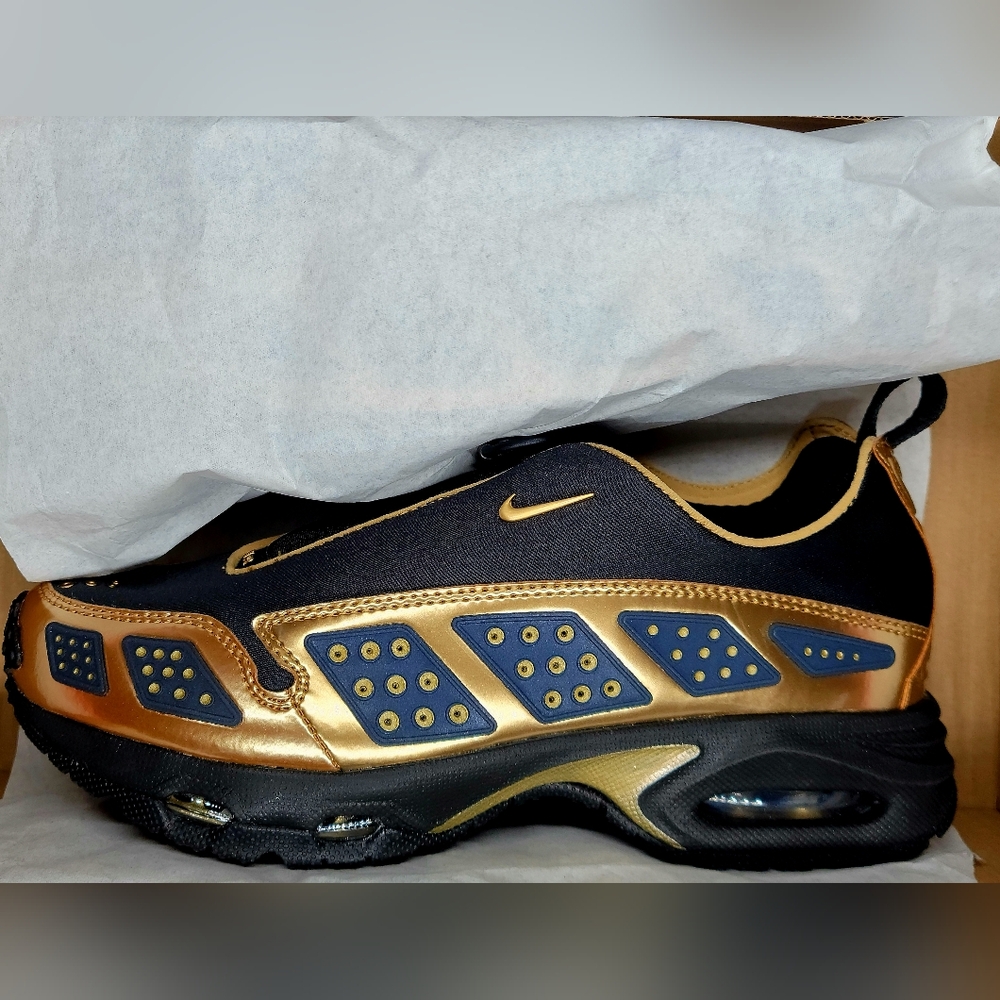 Nike Sunder Max Metallic Gold/Black Sz 7 Women NIB